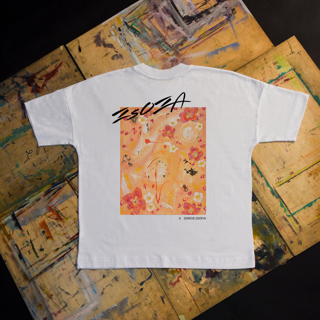 Virágok - rövid ujjú póló