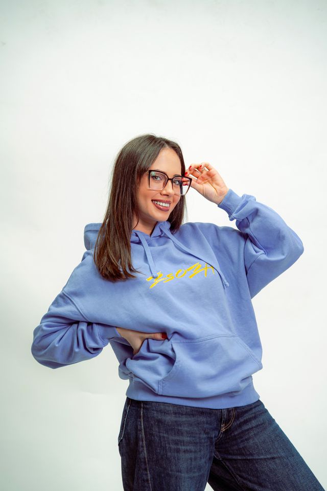 ZSOZA kapucnis pulóver lila