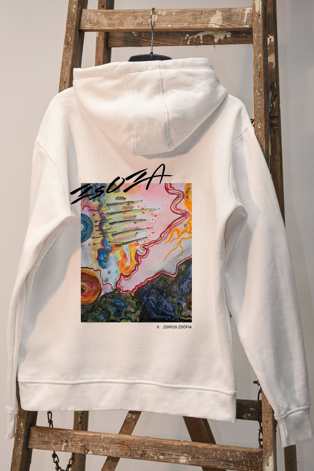 Univerzum-kapucnis pulóver